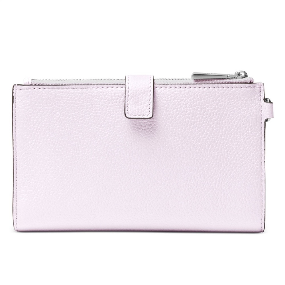 New Michael Kors jet set large double zipper wristlet wallet - Picture 3 of 12